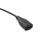 SYSTEM-S USB 3.1 Kabel 15 cm Typ C Buchse Ladekabel Winkel für Garmin Fenix7 6S 6 Venu Sq