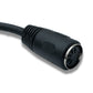 SYSTEM-S MIDI Kabel 20 cm Buchse zu AUX 6,35 mm Klinke Stecker Winkel