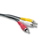 SYSTEM-S Cinch RCA Kabel 150 cm 3 polig Stecker zu USB 2.0 Typ A Buchse Audio