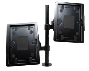 Soporte de mesa doble SYSTEM-S con cerradura de 360° para Microsoft Surface Pro 9 13.0"