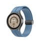 Correa de silicona de 20 mm para smartwatch Samsung Galaxy Watch 5 4 en color azul