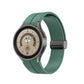 Cinturino in silicone da 20 mm per smartwatch Samsung Galaxy Watch 5 4 in verde