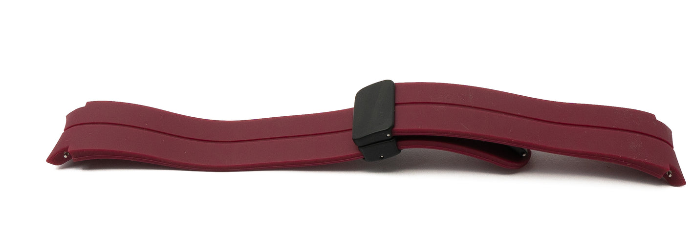 Cinturino in silicone da 20 mm per smartwatch Samsung Galaxy Watch 5 4 in rosso