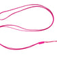 SYSTEM-S Neck Strap Lanyard with Loop in Pink for Smartphone MP3 Player