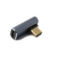 SYSTEM-S USB4 Adapter Type C Male to Female 40 Gbit/s Angle USB 4.0 for macOS