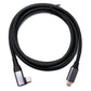 Cable USB 3.2 Gen 1 150 cm Tipo C Adaptador en ángulo macho a macho en negro