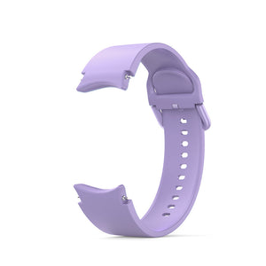 Cinturino in silicone da 20 mm per smartwatch Samsung Galaxy Watch 5 4 in viola