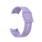 Correa de silicona de 20 mm para smartwatch Samsung Galaxy Watch 5 4 en color violeta