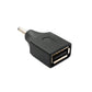 SYSTEM-S DC Adapter 20V 3,0 x 1,1 Stecker zu USB 2.0 Buchse Kabel in Schwarz