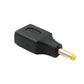 SYSTEM-S DC Adapter 20V 4,0 x 1,7 Stecker zu USB 2.0 Buchse Kabel in Schwarz