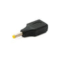 SYSTEM-S DC Adapter 20V 4.0 x 1.7 male to USB 2.0 female cable in black