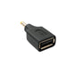 SYSTEM-S DC Adapter 20V 4,0 x 1,7 Stecker zu USB 2.0 Buchse Kabel in Schwarz