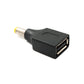 SYSTEM-S DC Adapter 20V 5,5 x 2,5 Stecker zu USB 2.0 Buchse Kabel in Schwarz