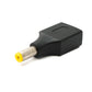 SYSTEM-S DC Adapter 20V 5.5 x 2.5 male to USB 2.0 female cable in black