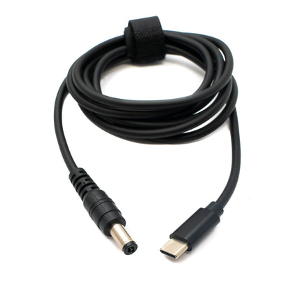 SYSTEM-S DC 9V Kabel 150 cm 5,5 x 2,1 Stecker zu USB 3.1 Typ C Stecker