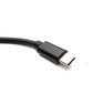 SYSTEM-S DC 9V Kabel 150 cm 5,5 x 2,1 Stecker zu USB 3.1 Typ C Stecker