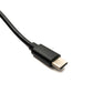 SYSTEM-S DC 9V Kabel 150 cm 3,5 x 1,35 Stecker zu USB 3.1 Typ C Stecker Winkel