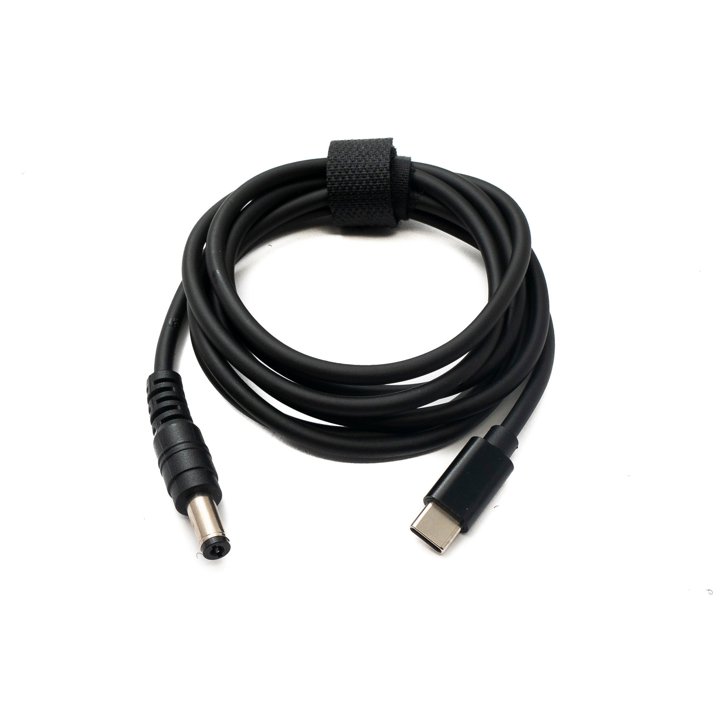 SYSTEM-S DC 12V Kabel 150 cm 5,5 x 2,1 Stecker zu USB 3.1 Typ C Stecker
