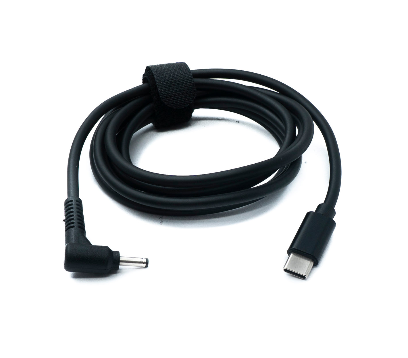 SYSTEM-S DC 12V Kabel 150 cm 3,0 x 1,1 Stecker zu USB 3.1 Typ C Stecker Winkel
