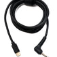 SYSTEM-S DC 12V Kabel 150 cm 3,5 x 1,35 Stecker zu USB 3.1 Typ C Stecker Winkel