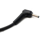 SYSTEM-S DC 12V Kabel 150 cm 3,5 x 1,35 Stecker zu USB 3.1 Typ C Stecker Winkel