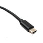 SYSTEM-S DC 12V Kabel 150 cm 3,5 x 1,35 Stecker zu USB 3.1 Typ C Stecker Winkel