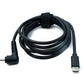 SYSTEM-S DC 12V Kabel 150 cm 4,0 x 1,7 Stecker zu USB 3.1 Typ C Stecker Winkel