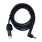 SYSTEM-S DC 12V Kabel 150 cm 4,8 x 1,7 Stecker zu USB 3.1 Typ C Stecker Winkel