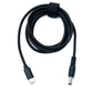 SYSTEM-S DC 15V Kabel 150 cm 5,5 x 2,1 Stecker zu USB 3.1 Typ C Stecker
