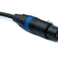 SYSTEM-S Audio XLR Kabel 50 cm 3 polig Stecker zu Buchse Adapter in Schwarz