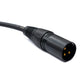 SYSTEM-S Audio XLR cable 100 cm 3-pin plug to jack AUX 3.5 mm 3-pin TRS plug adapter