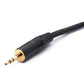 SYSTEM-S Audio XLR cable 100 cm 3-pin plug to jack AUX 3.5 mm 3-pin TRS plug adapter