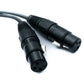 SYSTEM-S Audio XLR cable 100 cm 2x 3-pin socket to 2x RCA RCA 2-pin plug adapter