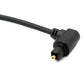 SYSTEM-S Audio Toslink Kabel 80 cm Stecker zu Stecker Optisches Digital Adapter