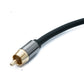 SYSTEM-S Audio Cinch RCA cable 100 cm 1 pin male to male adapter