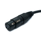 Câble XLR audio SYSTEM-S 100 cm prise 3 broches vers jack AUX 6,35 mm adaptateur prise TS 2 broches