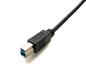 USB 3.0 Repeater Cable 15 m Type A Male to B Male Adapter in Black
