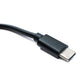 SYSTEM-S DC 15V Kabel 150 cm 3,5 x 1,35 Stecker zu USB 3.1 Typ C Stecker Winkel