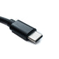 SYSTEM-S DC 15V Kabel 150 cm 4,0 x 1,7 Stecker zu USB 3.1 Typ C Stecker Winkel