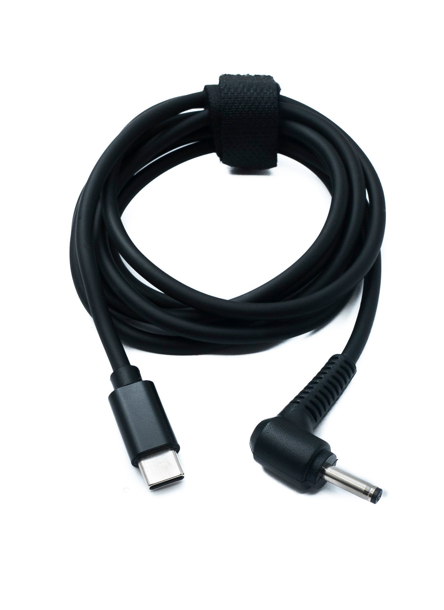 SYSTEM-S DC 20V Kabel 150 cm 3,5 x 1,35 Stecker zu USB 3.1 Typ C Stecker Winkel