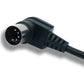 SYSTEM-S MIDI Kabel 3 m Din 5 Pin Stecker zu Stecker Winkel
