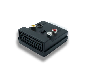 SYSTEM-S SCART Converter 21P Male to Female RCA 3-pin S-Video Female Adapter