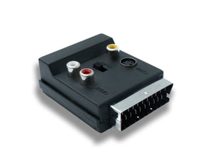 SYSTEM-S SCART Converter 21P Male to Female RCA 3-pin S-Video Female Adapter