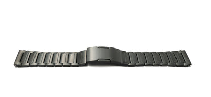 SYSTEM-S bracelet 22 mm made of titanium with folding clasp for Huawei Smartwatch in black