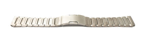 SYSTEM-S bracelet 22 mm made of titanium with folding clasp for Huawei Smartwatch in gray