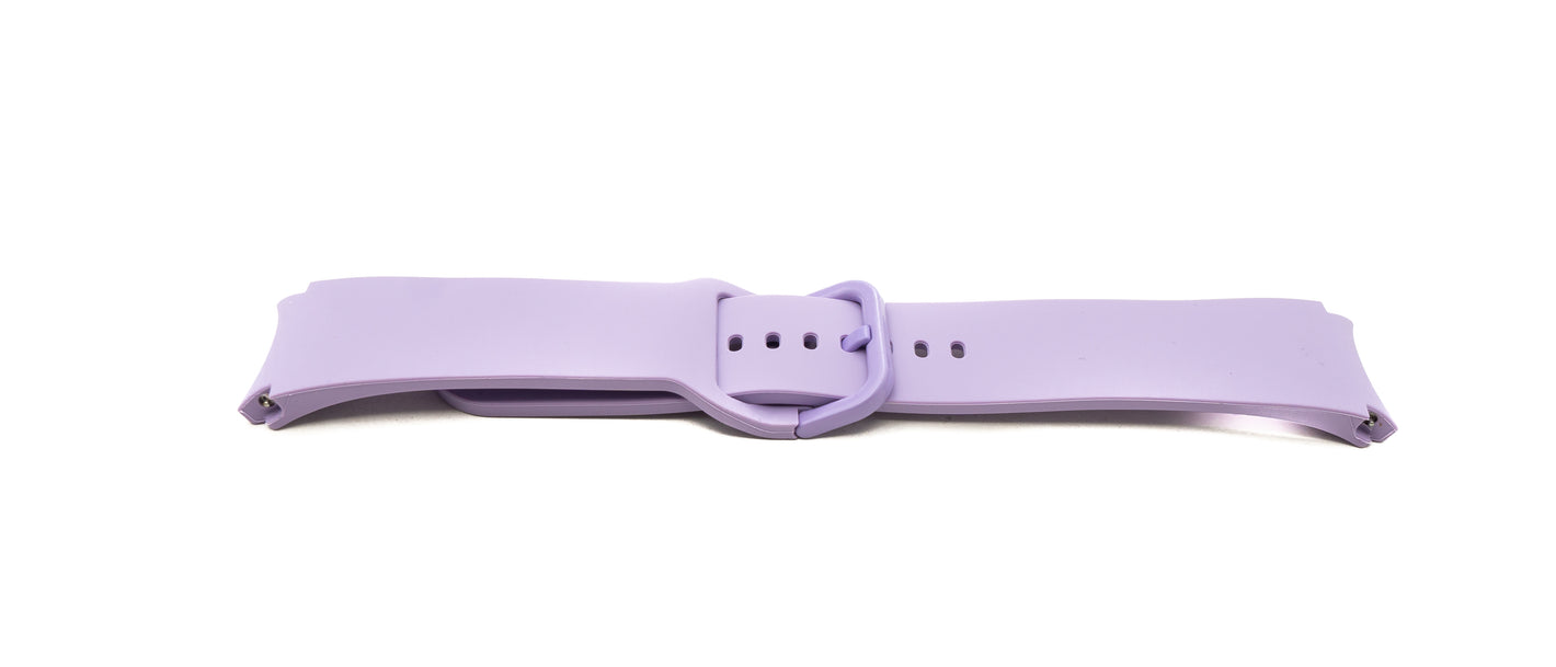 Bracelet en silicone de 22 mm pour montre intelligente Samsung Galaxy Watch 6 en violet