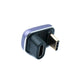 SYSTEM-S USB4 Adapter Typ C Stecker zu Buchse 40 Gbit/s USB 4.0 U Turn 180° Winkel Kabel