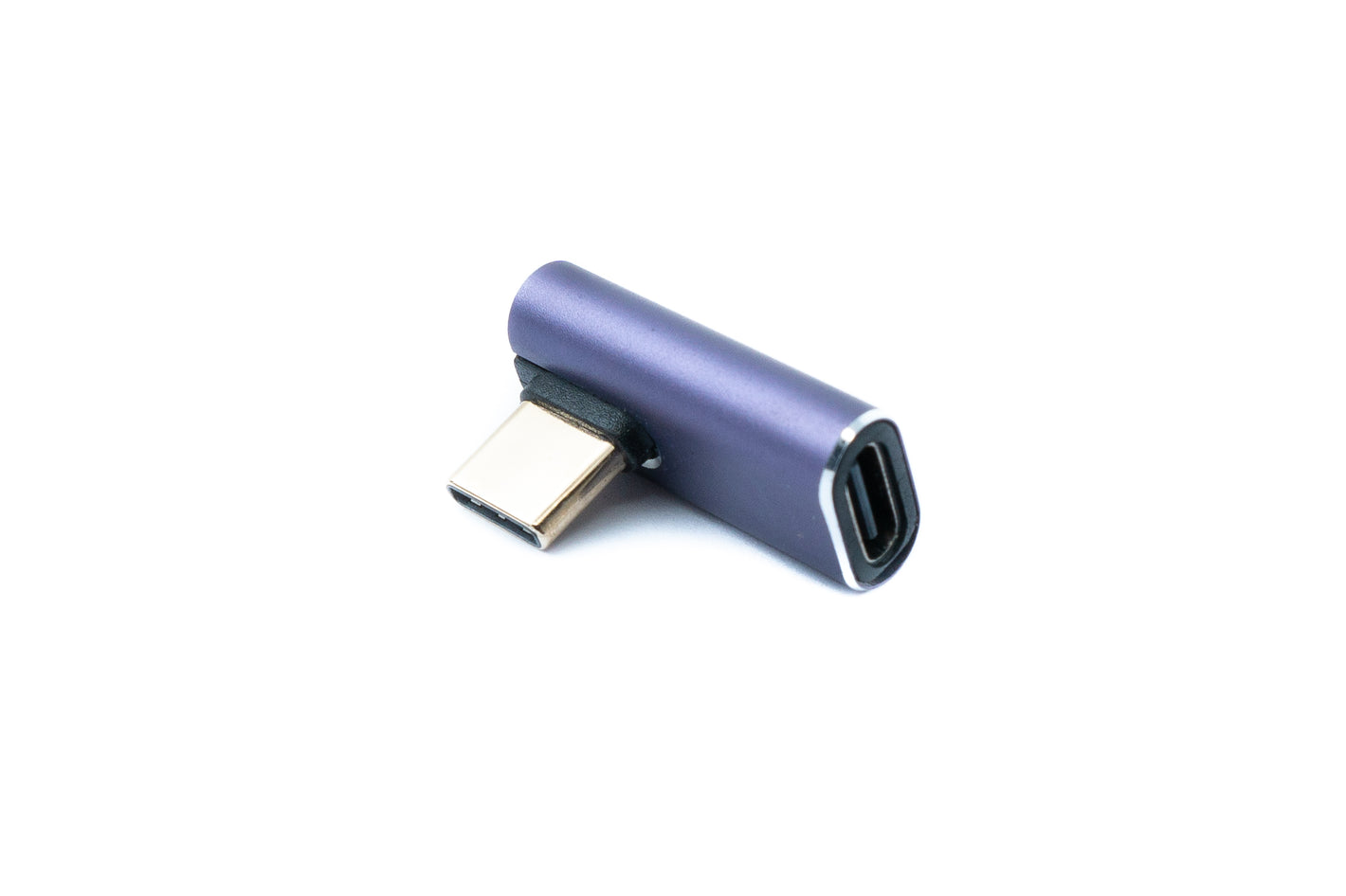 SYSTEM-S USB4 Adapter Typ C Stecker zu Buchse 40 Gbit/s USB 4.0 Winkel 240W Kabel