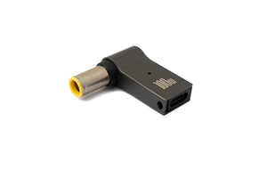 SYSTEM-S USB 3.1 Adapter Typ C Stecker zu DC 20V 7,9 x 5,5 mm Buchse in Grau