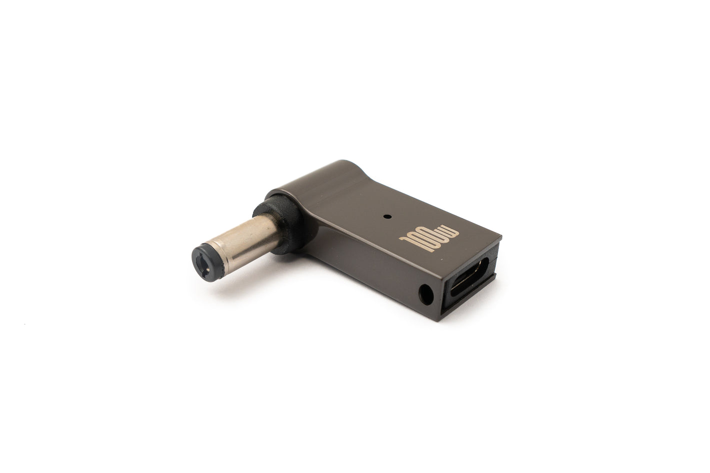 Adaptateur SYSTEM-S USB 3.1 type C mâle vers DC 20V 5,5 x 2,1 mm femelle en gris